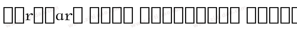 Bernhard Bold Condensed BT字体转换
